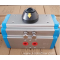 1/4 rotary turn aluminium alloy pneumatic actuator